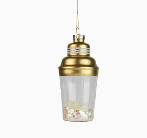 NEW Cocktail Shaker Holiday Ornament