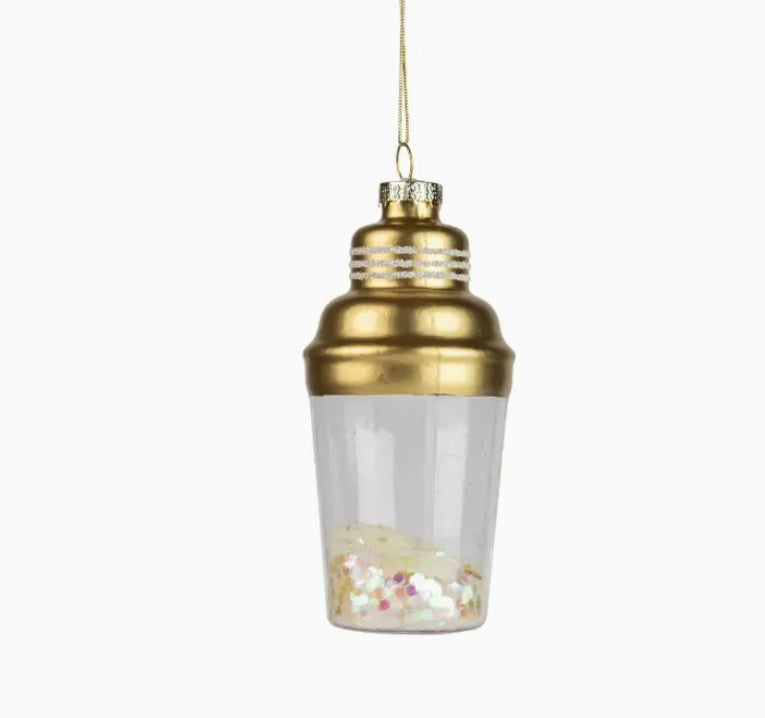 NEW Cocktail Shaker Holiday Ornament