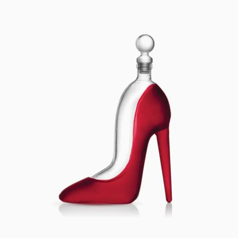 NEW Crystal High Heel Decanter