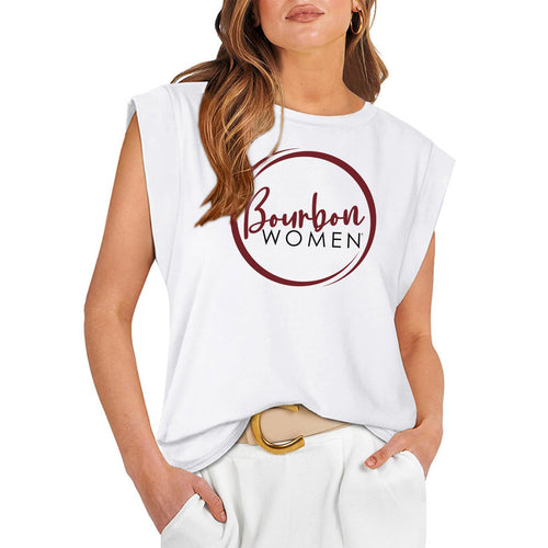 NEW Sleeveless White T-Shirt
