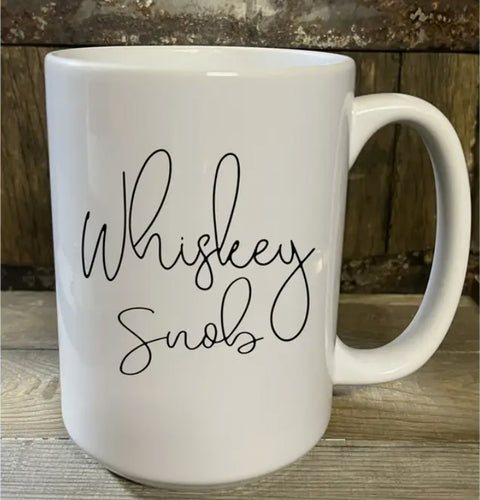 Whiskey Snob Coffee Mug
