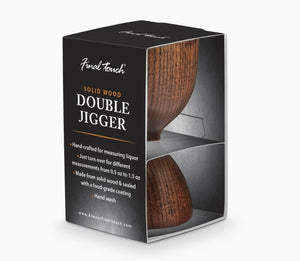 NEW Wooden Double Jigger