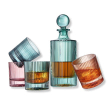 Load image into Gallery viewer, NEW Muted Tone Decanter and Glass Set