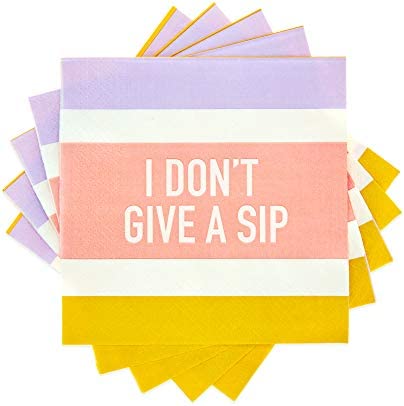 I Don't Give A Sip Cocktail Napkins