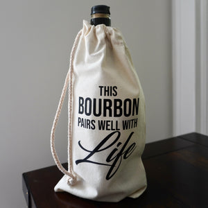 CLEARANCE Drawstring Bottle Bag